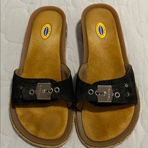 Dr Scholl’s Heaven Suede Sandal